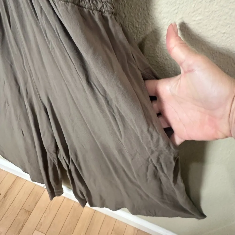 Ooh La Luxe Boutique Wide Leg Cropped Romper Jumpsuit Size Medium - Image 5