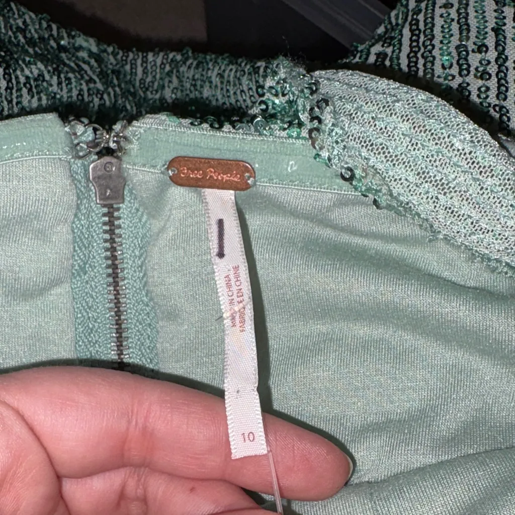 Frida Ruffle Mini Dress free people - Image 4