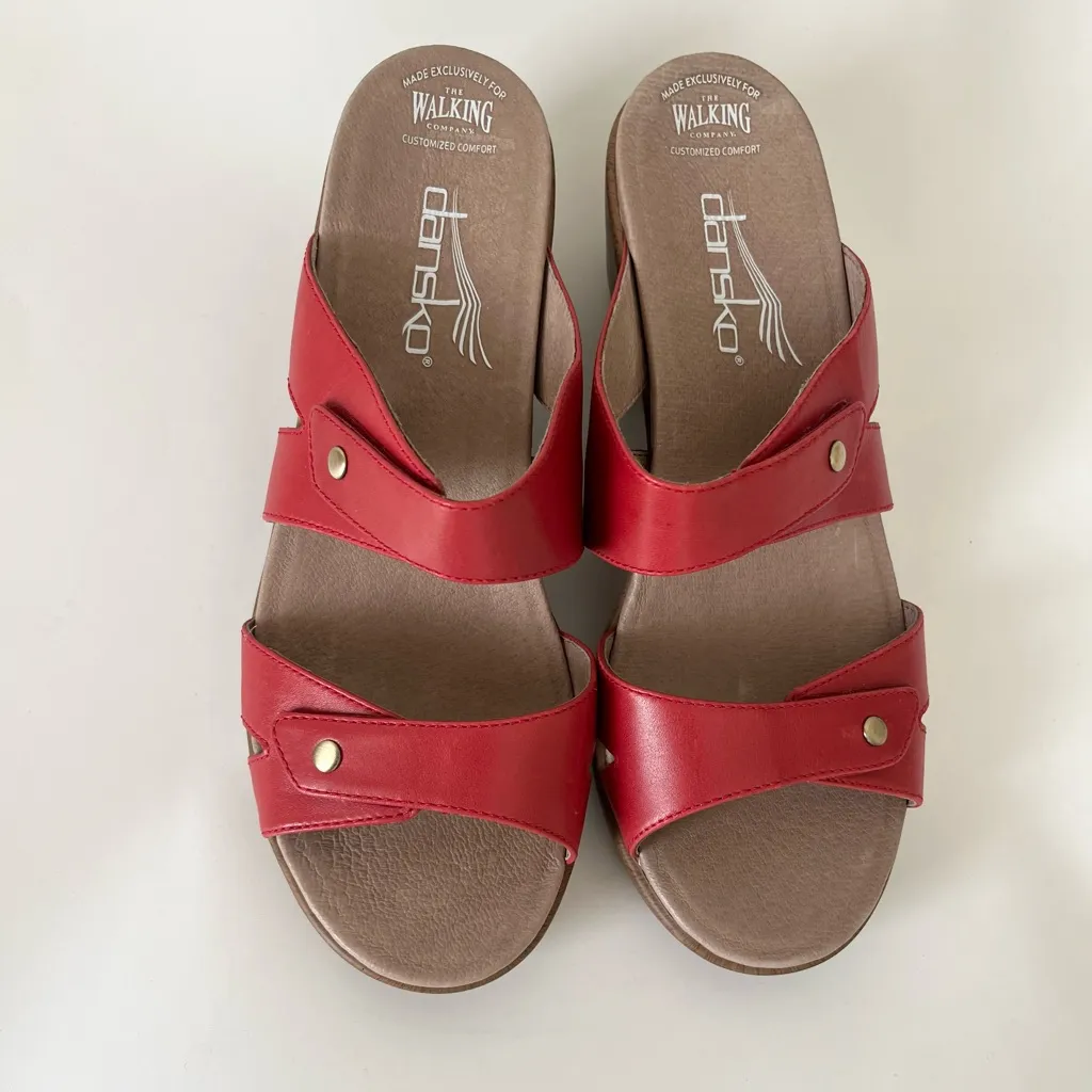 Dansko Sandler wedge sandals the walking company 40 US 9 - Image 2