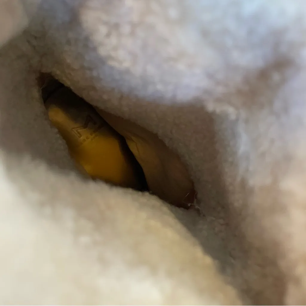 Marc Fisher LTD Chestnut Tan Willoe Shearling Cuff Boot leather suede - Image 7