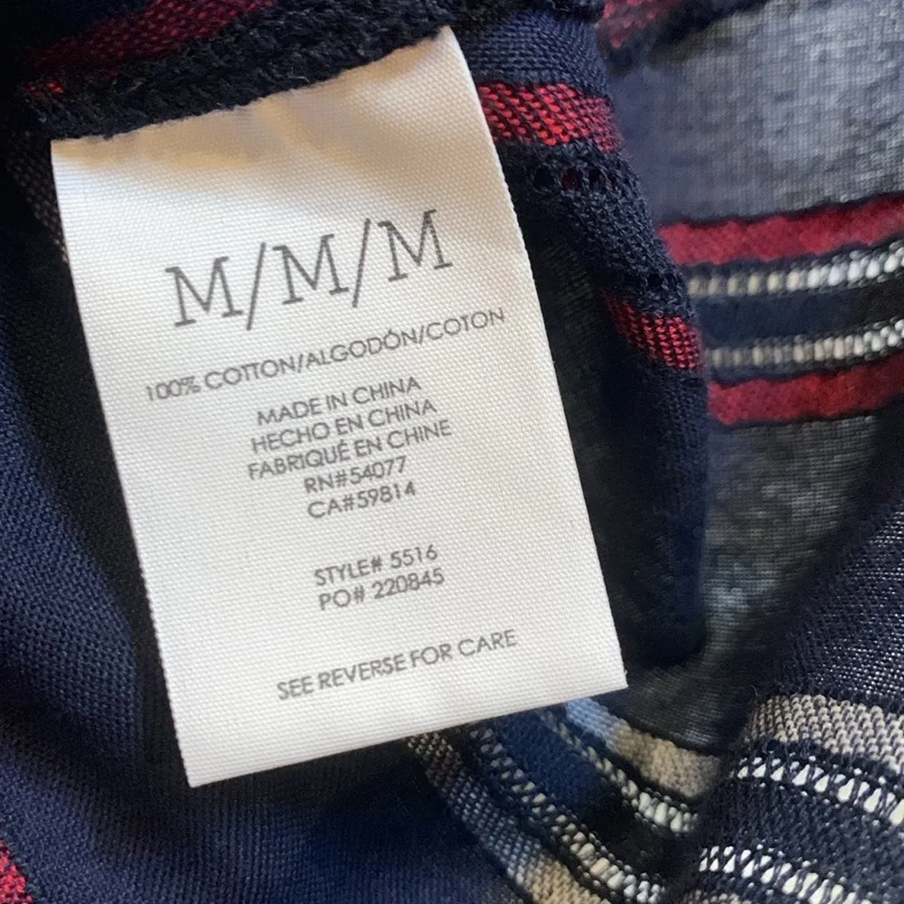 Cabi #5516 Freedom Flag cotton top M - Image 5