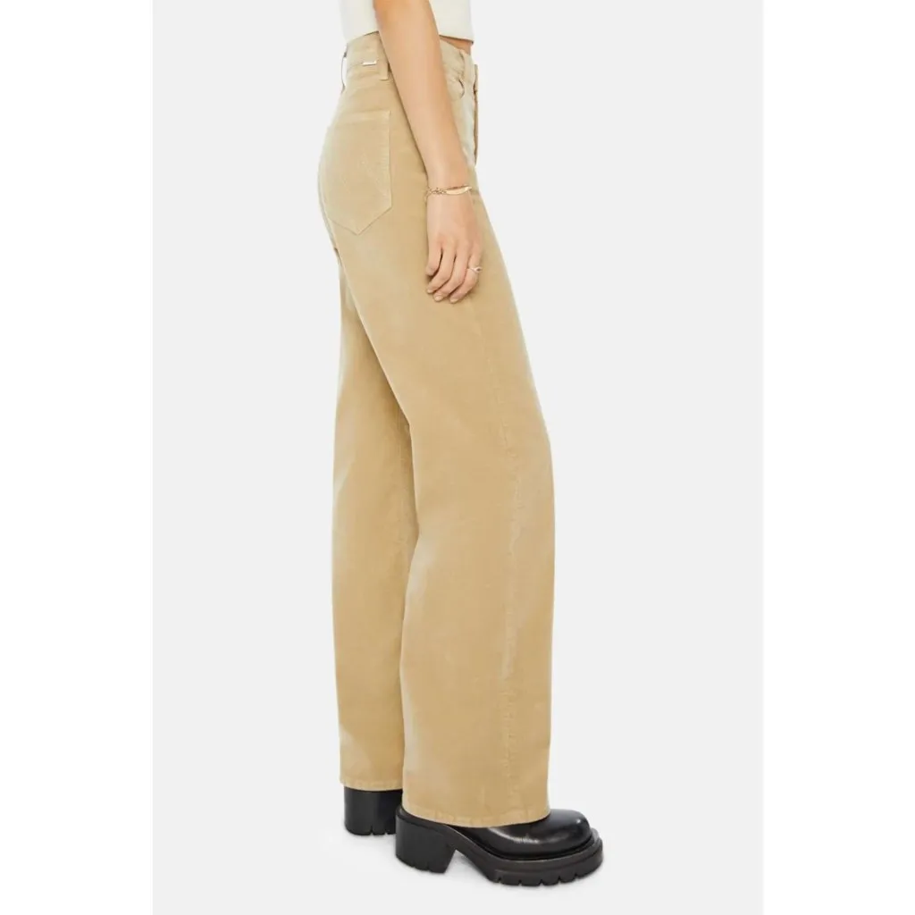 NEW NWT MOTHER The Dodger Sneak Corduroy Pants Size 25 Taupe Tan - Image 2
