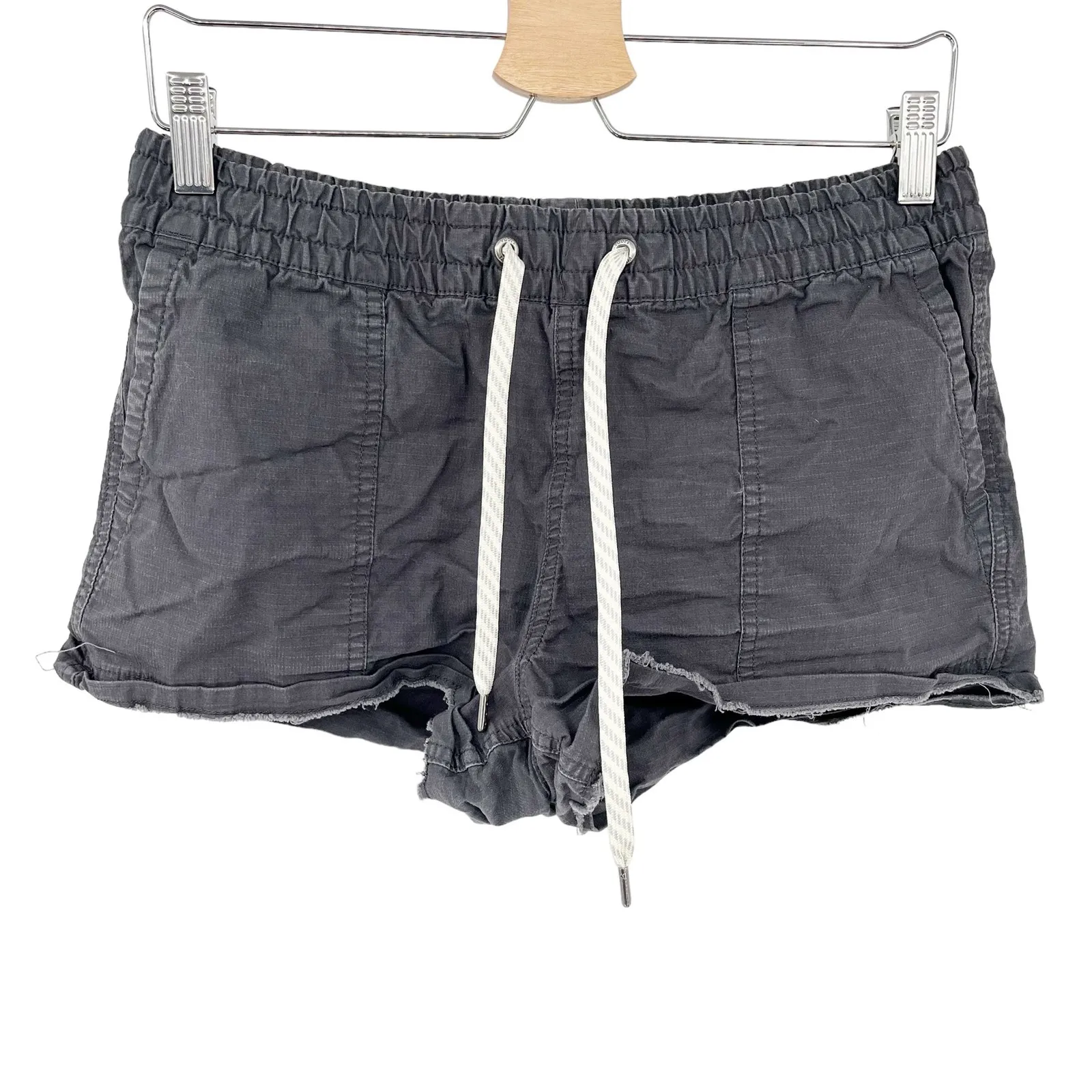 Vuori Womens Summer Outdoor Vintage Ripstop Elastic Waist Pull‎ On Shorts Size S - Image 3