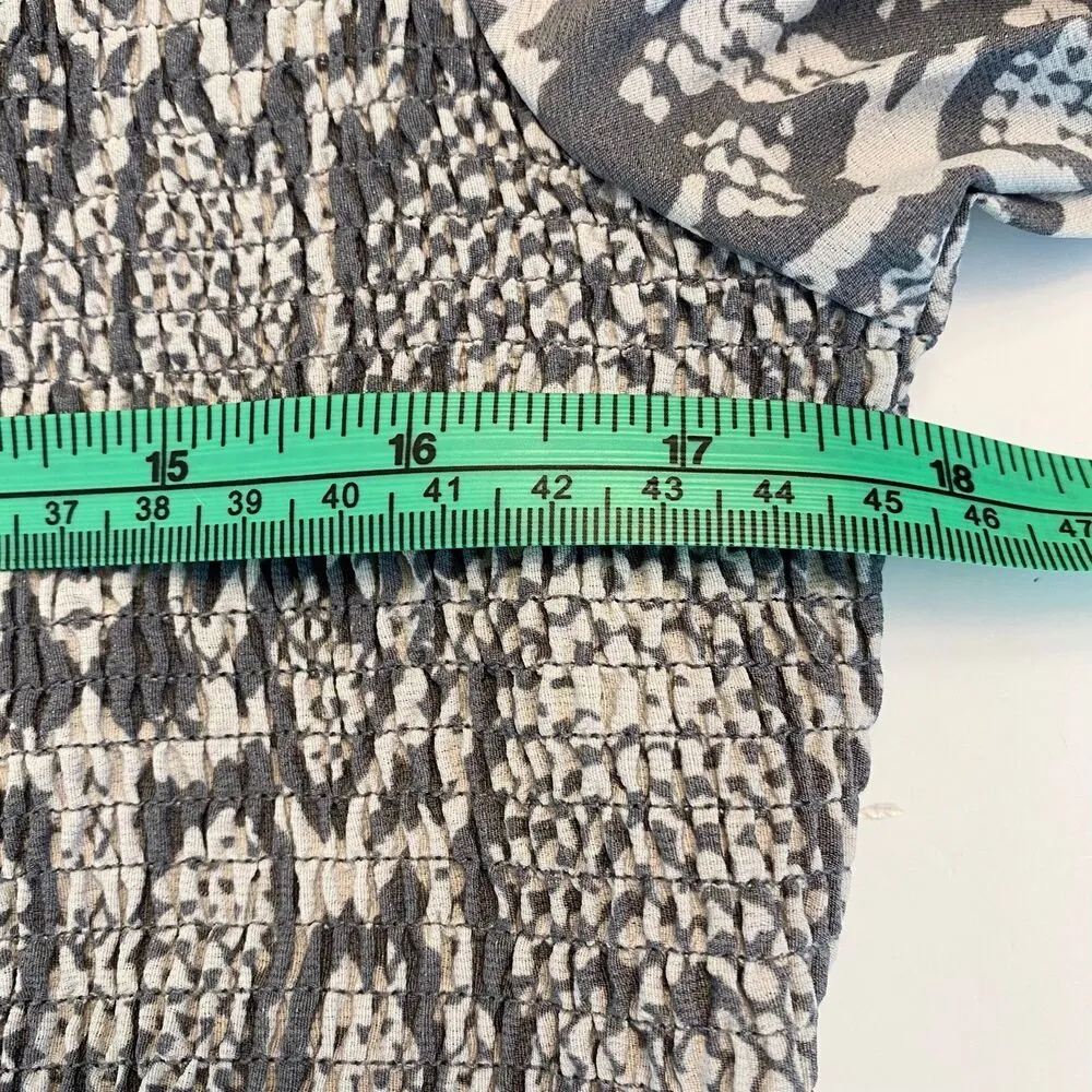Simply Southern Snake Animal Print Shirred Smocked Maxi Dress XL X-Large New NWT - Image 8