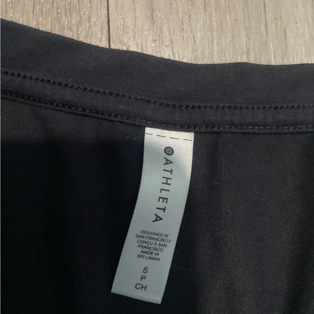 Athleta Black V-Neck Tank Top - Image 2