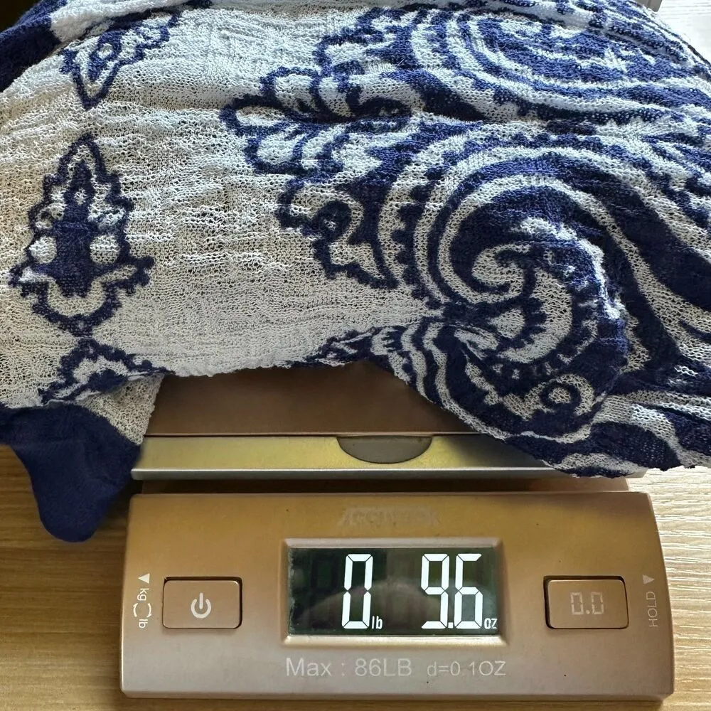 Chico's Kimono Style Open Cardigan Gauze Beach Cover Up 2 Large Resort Vacation - Image 11