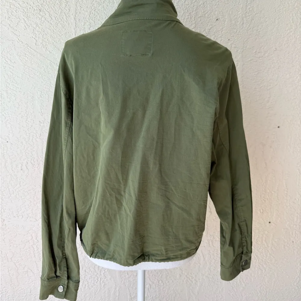 Sanctuary Army Green Armstrong Jacket Crop Utility Green Tea medium? Shacket - Image 3