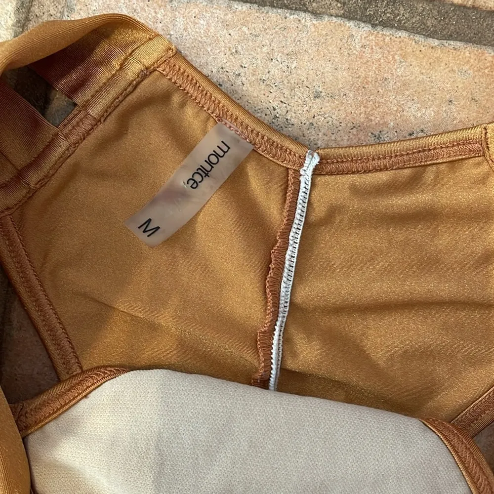 MONTICE BIKINI BRAZILIAN STULE WITH EMBROIDERED TRIANGLE TOP Size undefined - Image 2