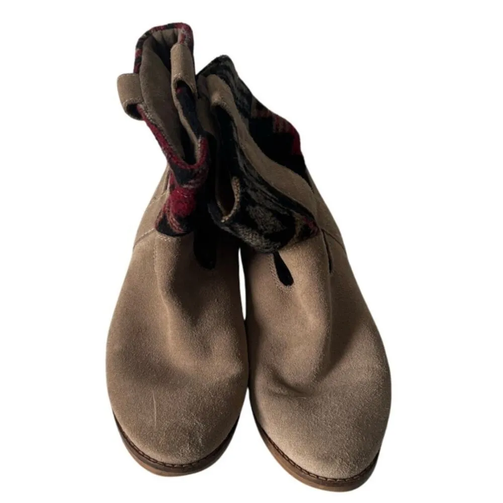 TOMS Laurel Ankle Desert Suede Tribal Boots - Image 4