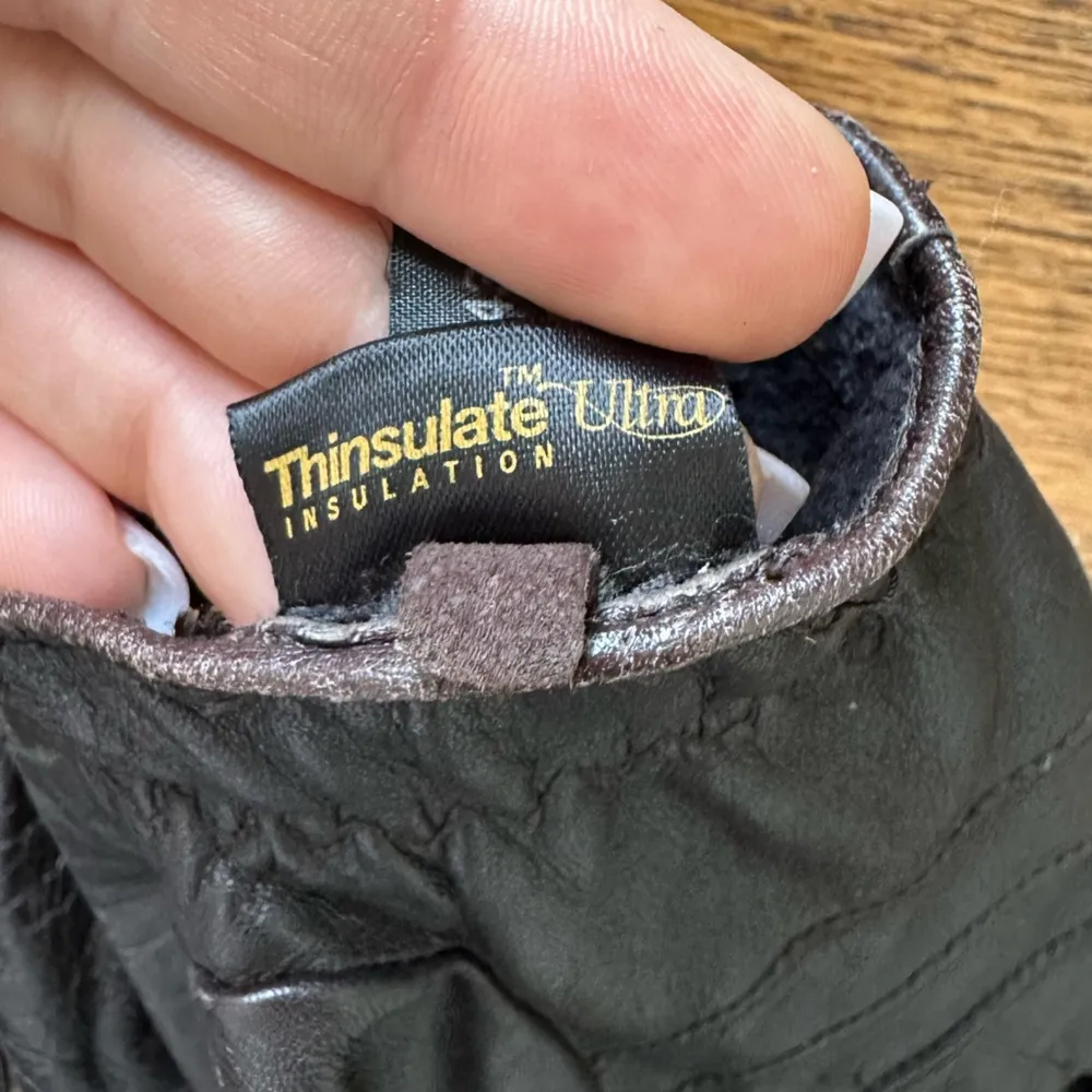 Women’s Wilson’s Leather Brown Gloves - Image 6