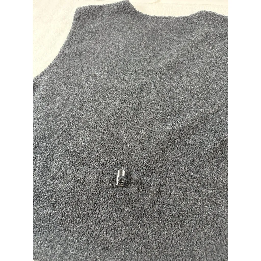 Vintage Kelly Sport Yukon Fleece Vest Women’s Medium Gray Zip Up Made in Canada - Image 7