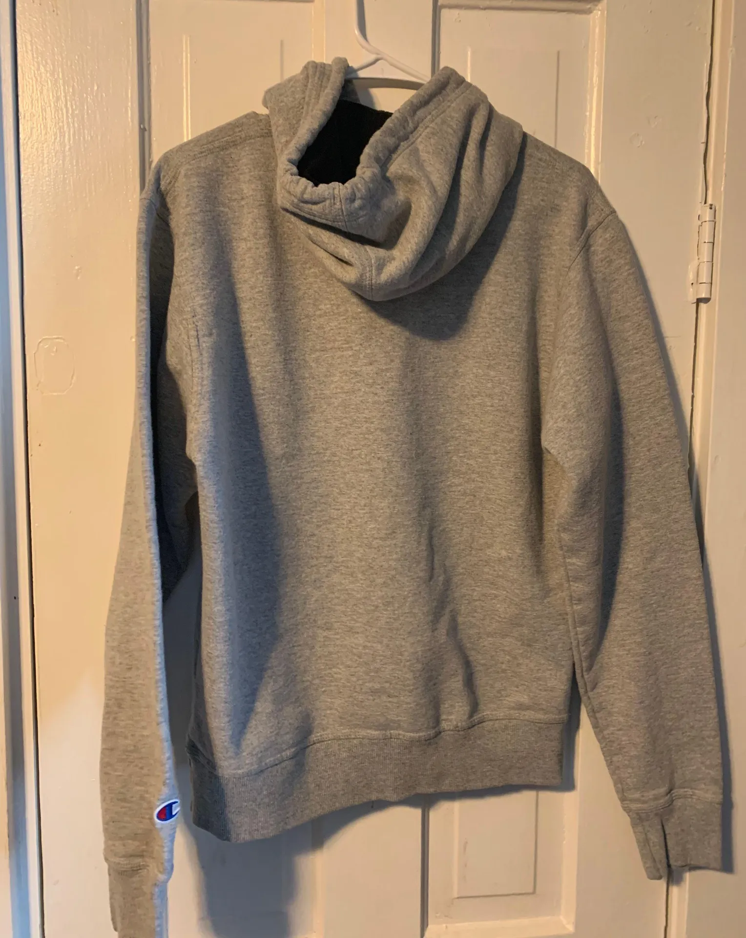 Champion Grey  Hoodie - Image 2