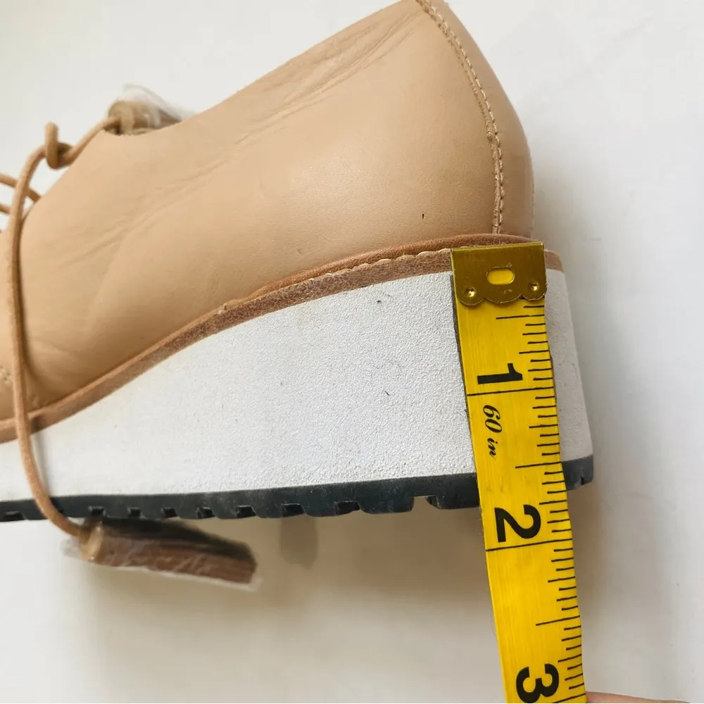 Loeffler Randall Leather Oxfords with platform in TAN - Image 8