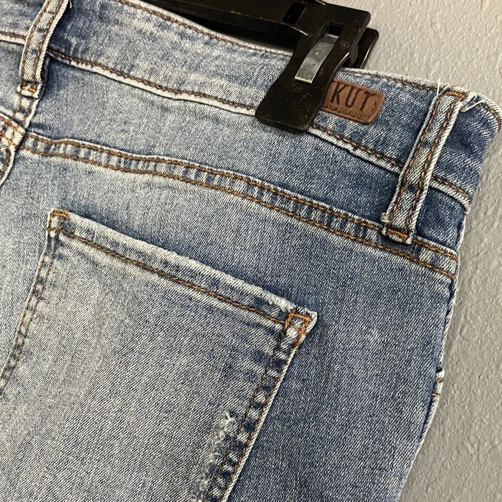 Kut from the Kloth “Fab ab high rise skinny” Blue Women's Jeans size 14 #713 - Image 3