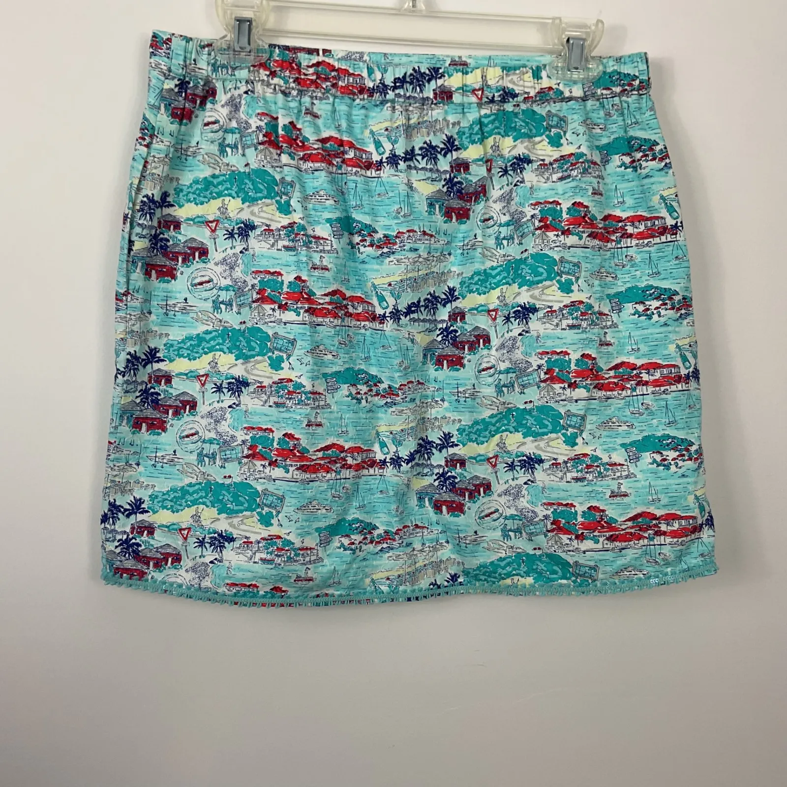 Vineyard Vines  St. Barths Scene Skirt Women's Size S - Image 3