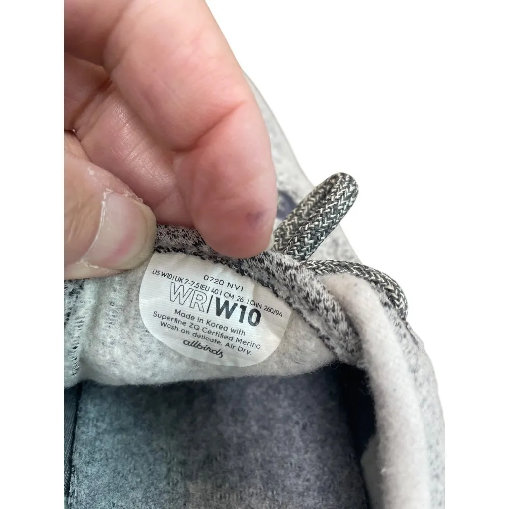 All Birds Womens Gray Merino Wool Casual shoes sneakers Sz 10 SKU 9574 - Image 6