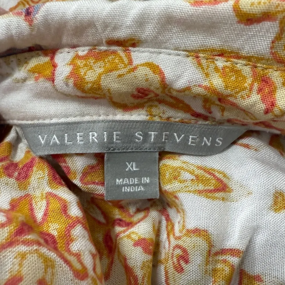 Valerie Stevens Button-Up Shirt XL Multi-Color - Image 7