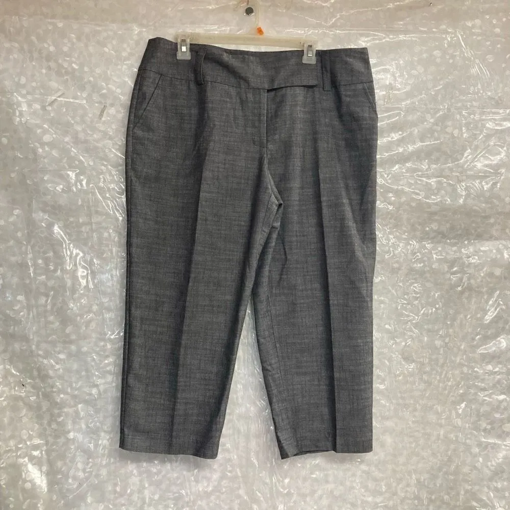 AB STUDIO Women’s Capri Pants Size 14 Gray Inseam 22”‎ - Image 10