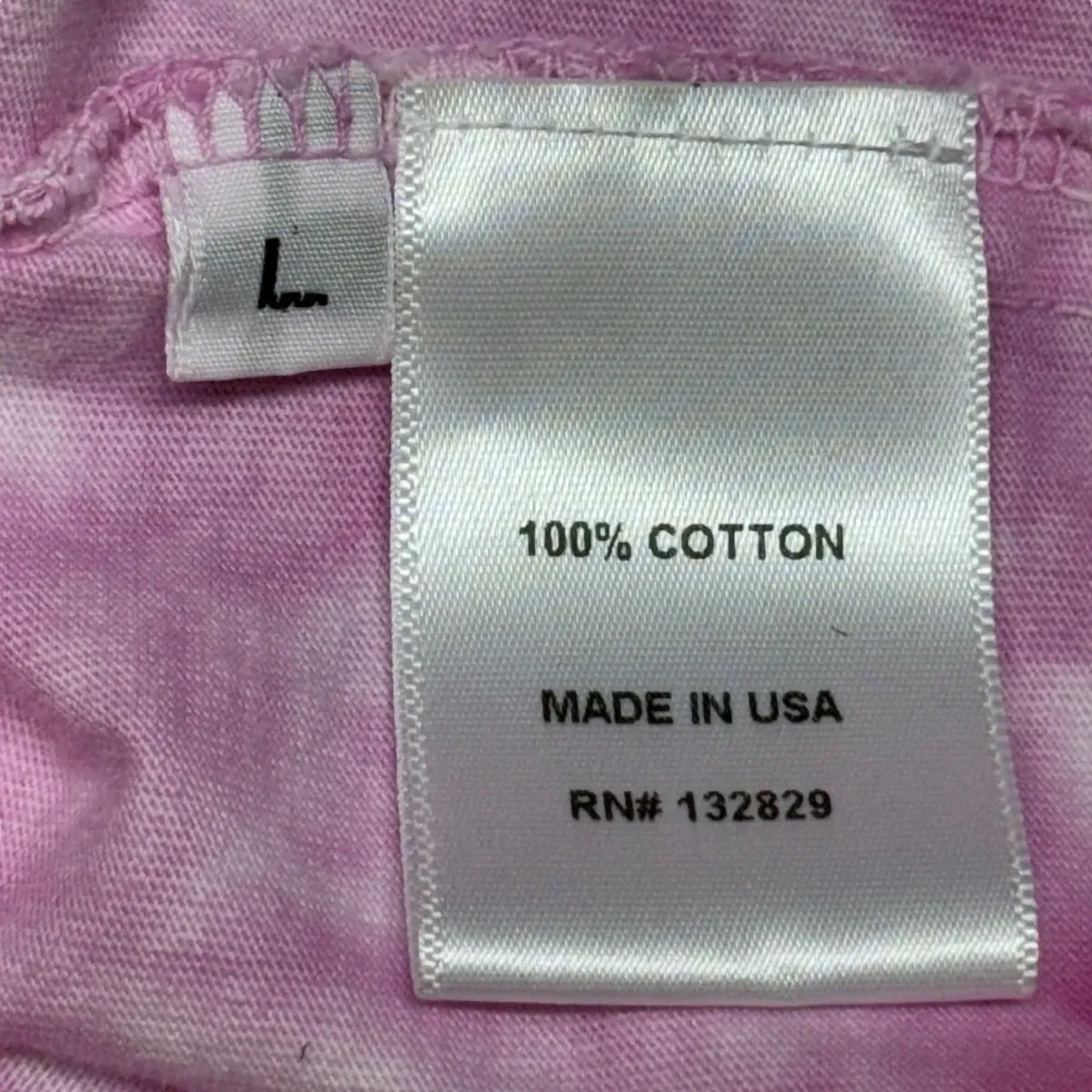 Lovers + Friends Dress Womens Large Pink Brooklyn Tie Dye Midi Side Slit Stretch - Image 11