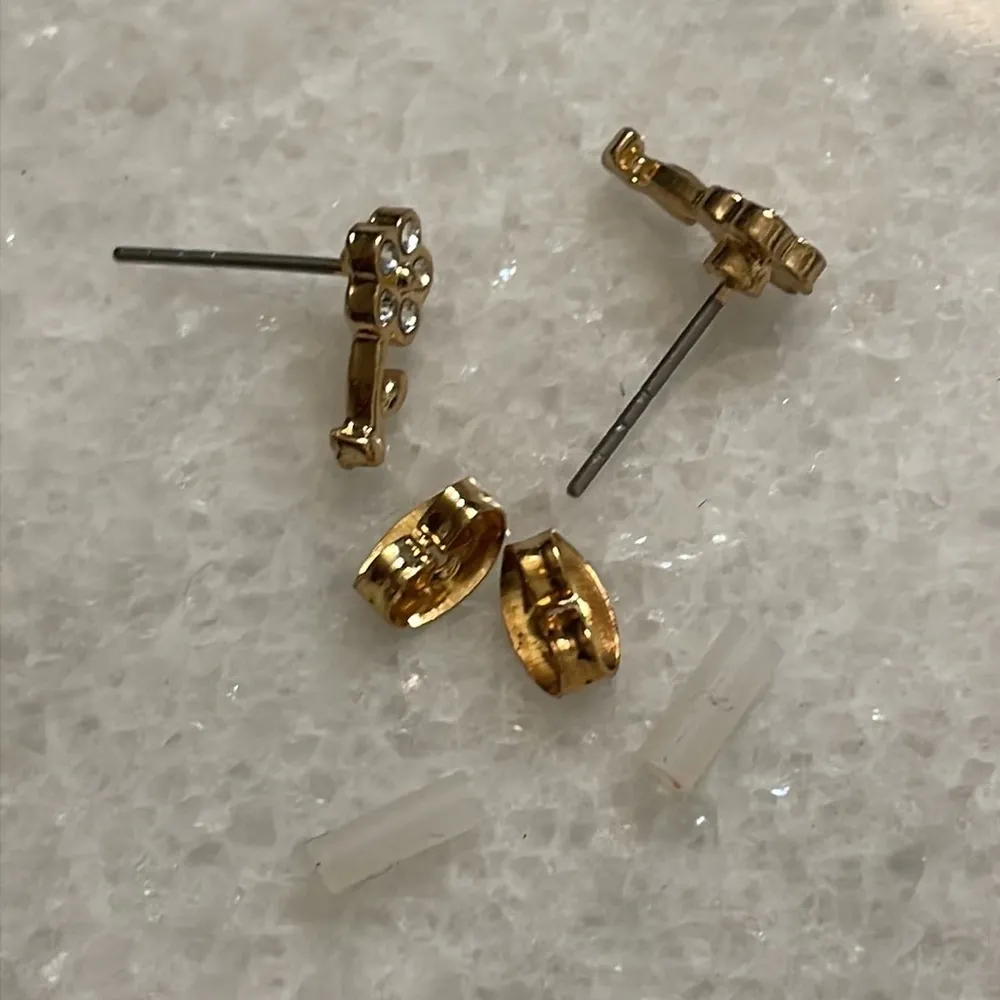 Earrings flower Gold - Image 5