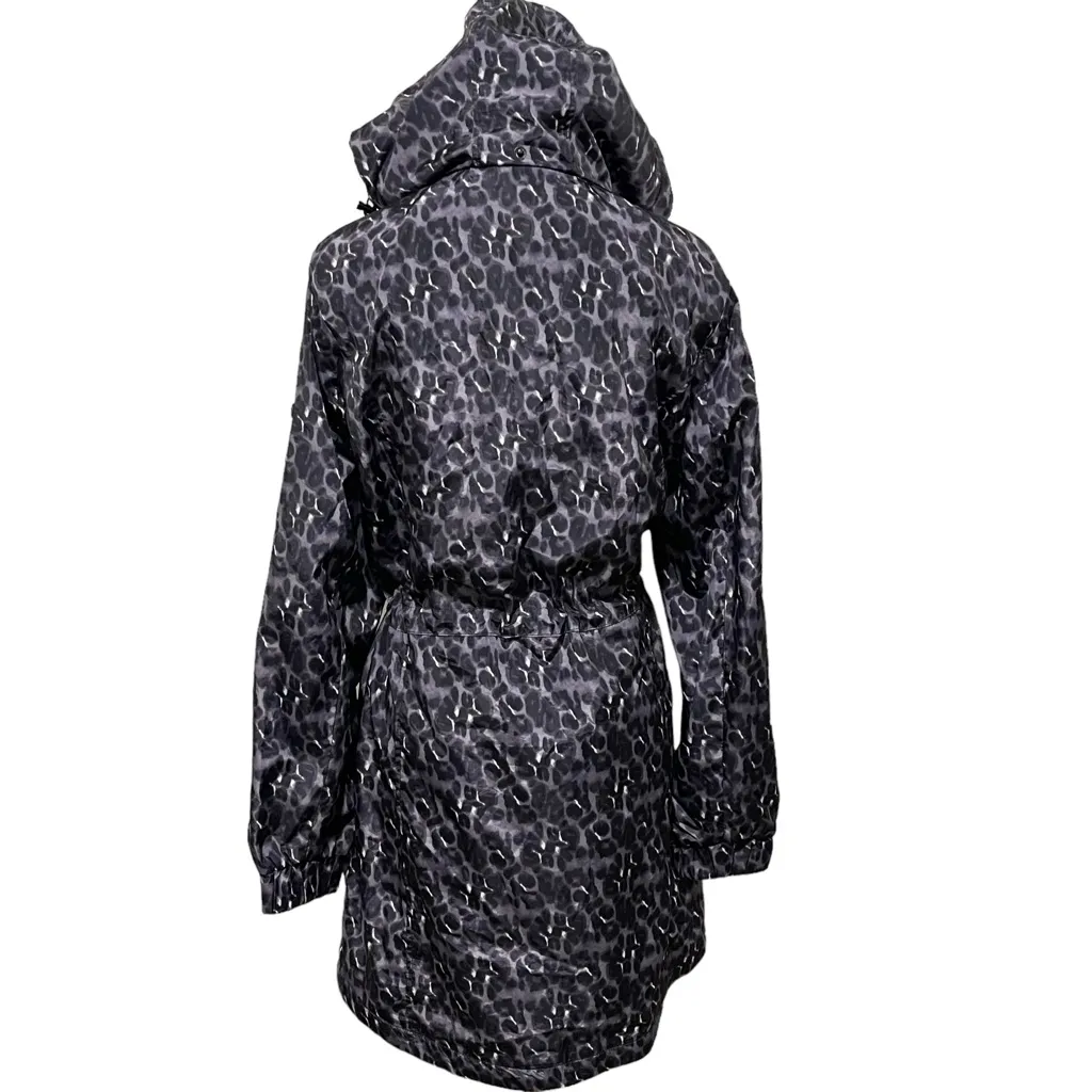 Lucky Brand Premium Performance Leopard Print Rain Jacket S - Image 5
