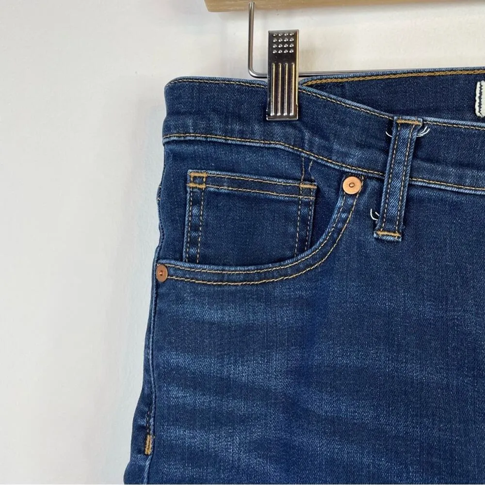 9” Mid Rise Skinny Larkspur stretch Tencel Denim blue jeans womens 29 - Image 4