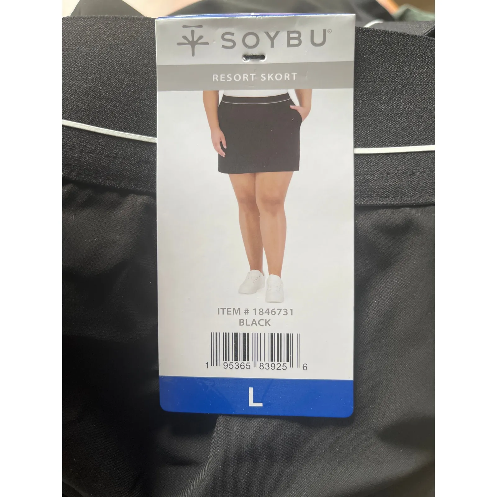 NEW Soybu Resort Black Skirt Skort Women's Size Large - Image 5