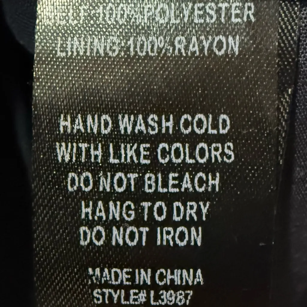 Anthropologie By Together Navy / White Polka Dot Puff Sleeve Babydoll Top Small - Image 4