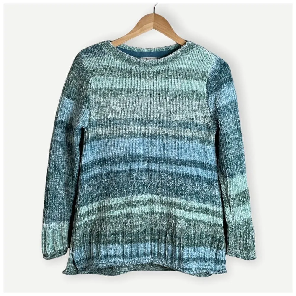 Style & Co. Cozy Soft Striped Knit Crew Neck Sweater Sz S - Image 2