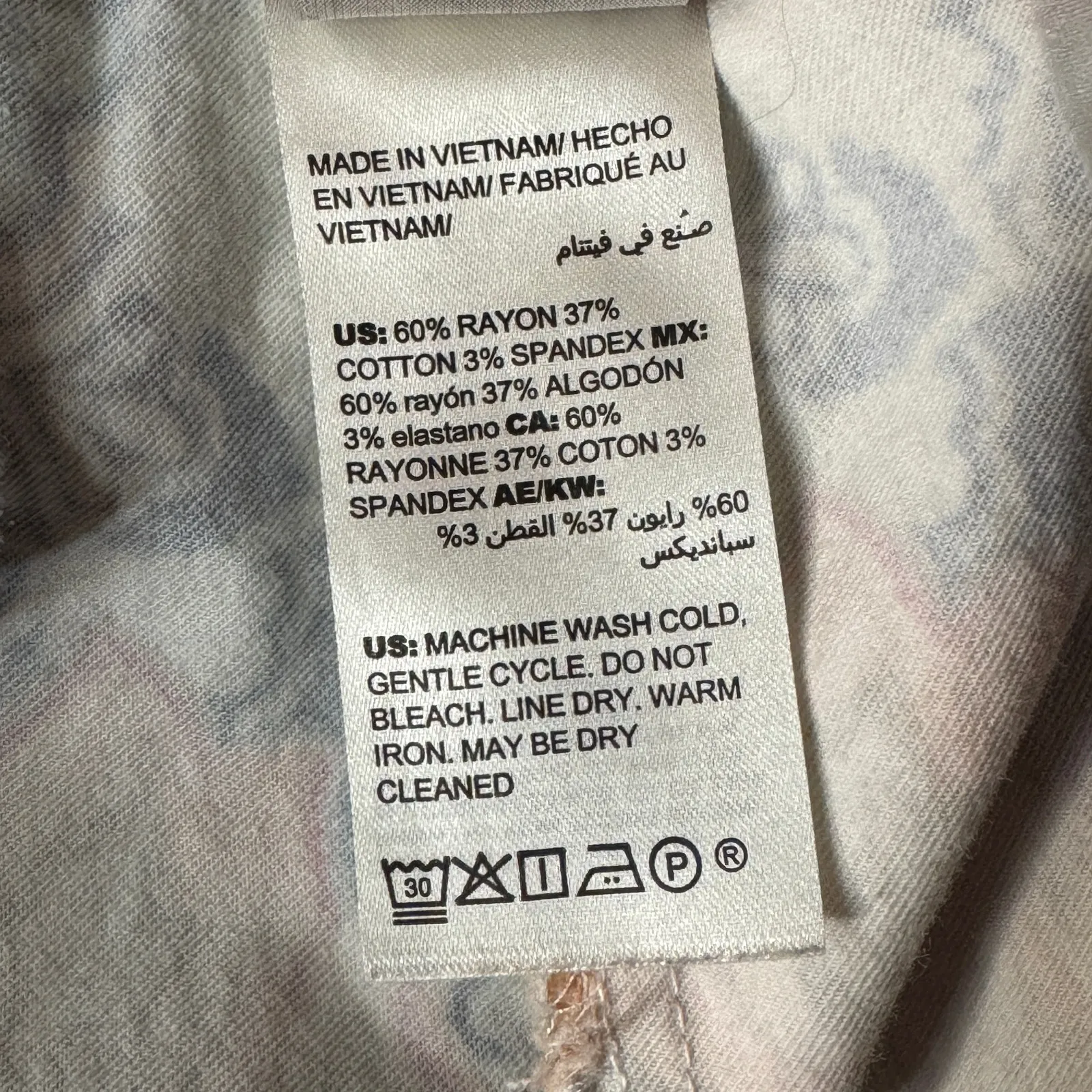 Chico’s SZ 2.5 (14) Crop Pants Pull-On Stretch Paisley Floral Flat Front Hi-Rise - Image 8