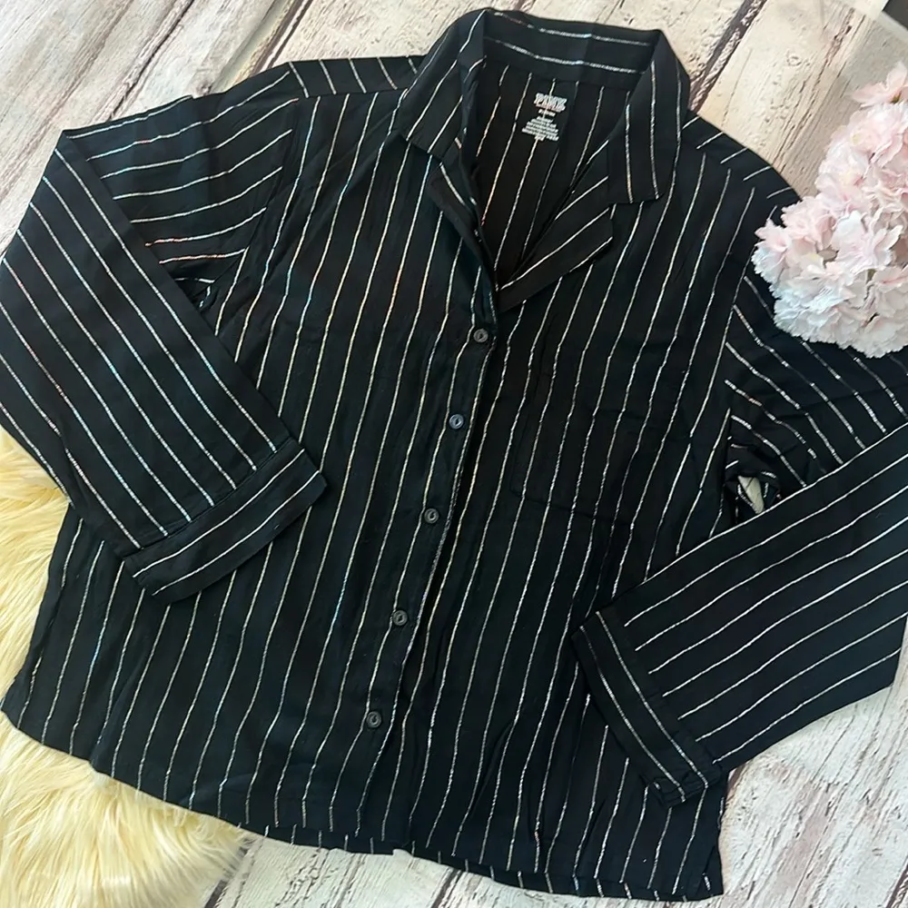 Victoria’s Secret Pajamas Cotton Flannel Set Medium - Image 7