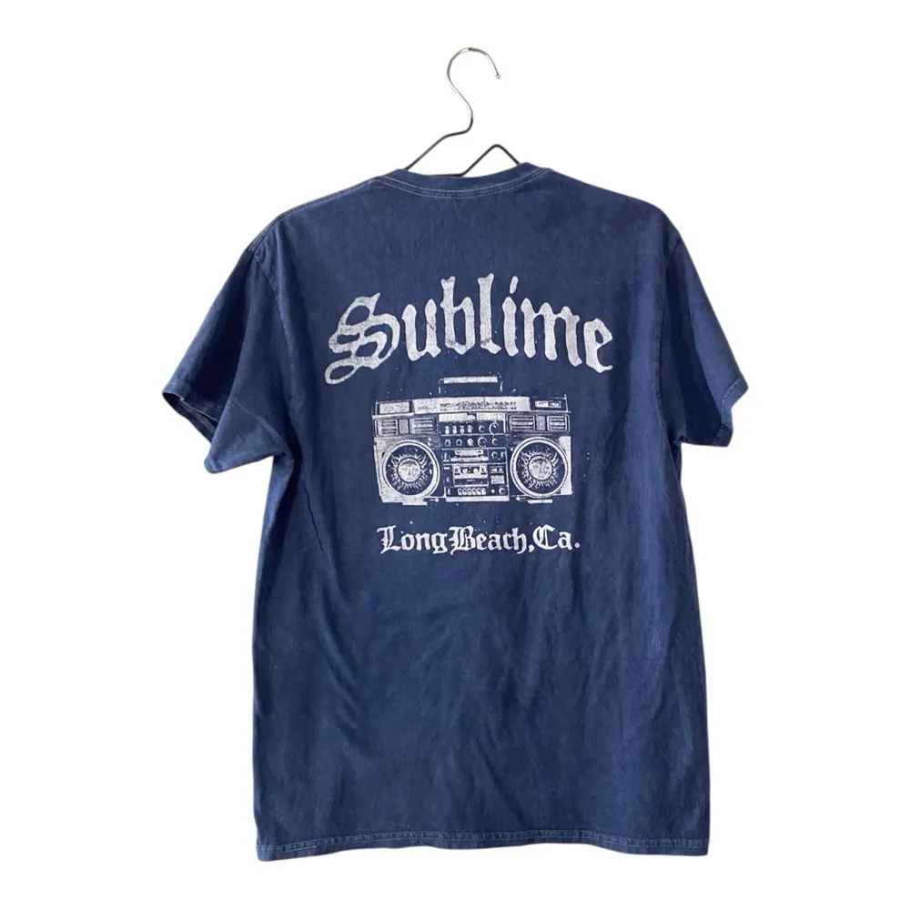 Sublime Blue Graphic T Shirt Cotton Short Sleeves Tee Women’s Small NEW Punk - Image 2