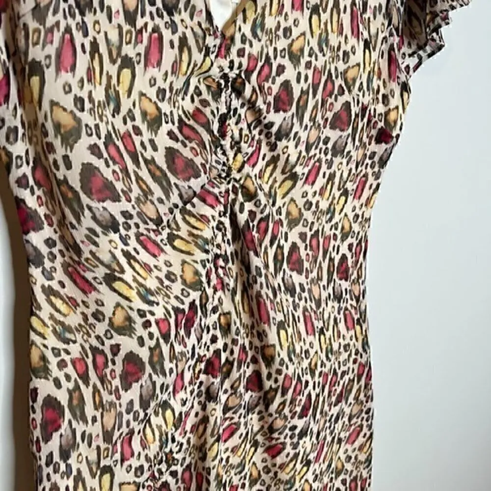 Revolve Majorelle Elaine Midi Dress in Leopard Multi - Image 3