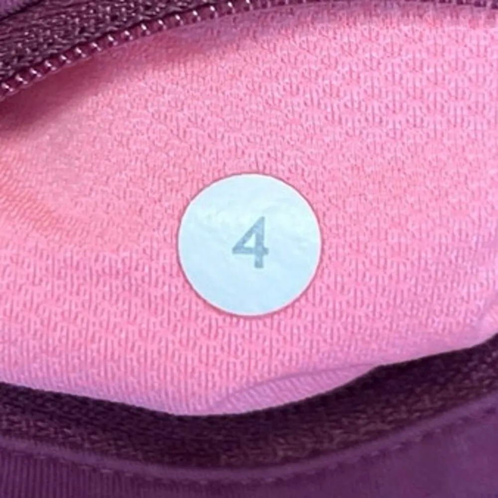 Lululemon Speed Up Maroon Chevron Pocket Activewear Athletic Running Shorts 4 Purple - Image 5