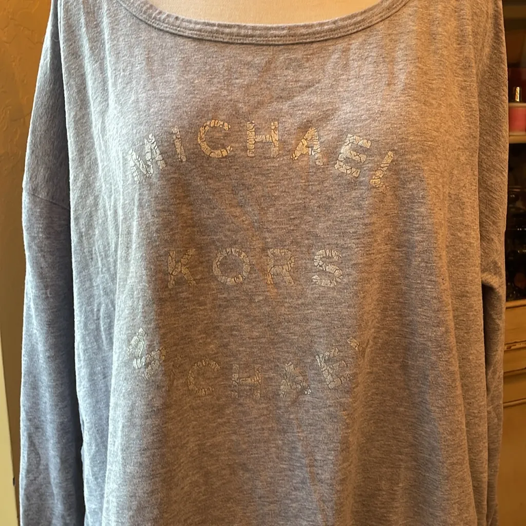 Michael Kors top Gray Size XL - Image 2