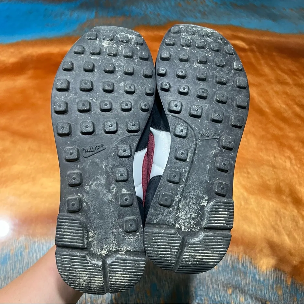 Nike Internationalist Retro Running Training Shoes 6.5 Black White Burgundy - Image 10