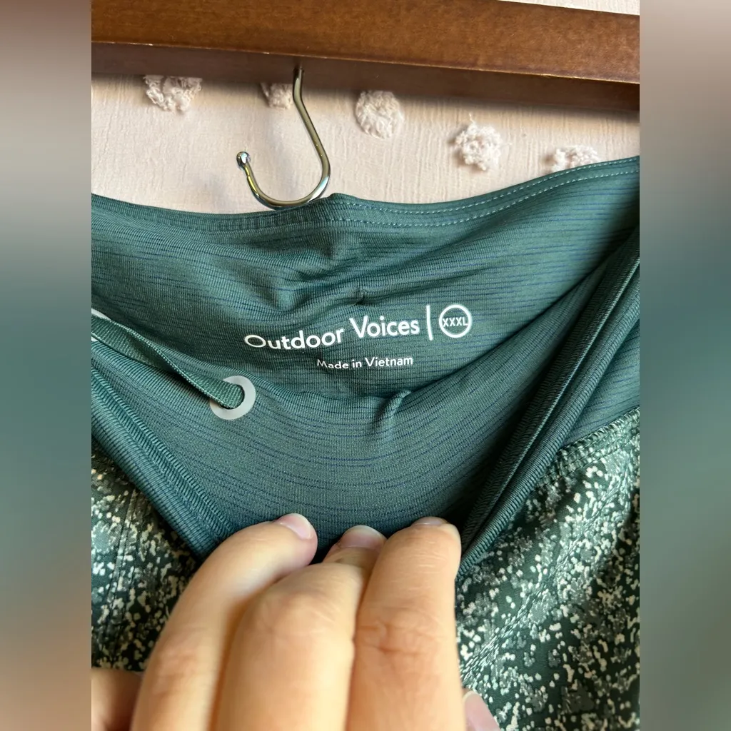 NWT Outdoor Voices Hudson 4” Short Sz XXXL Pebbled Evergreen‎ - Image 4