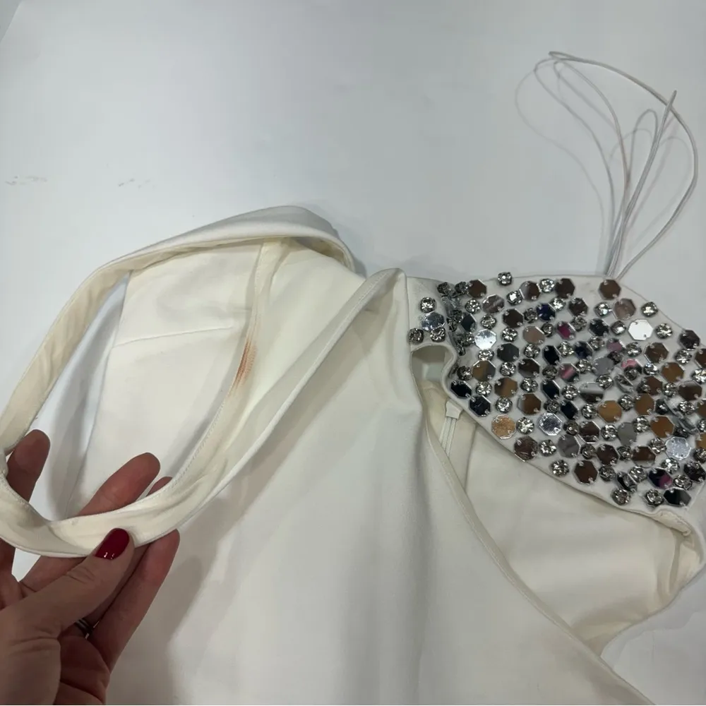 NBD  Demi Dress in Ivory Small - Image 9