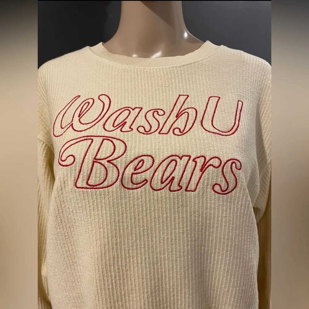 WashU Bears Cream Sweater - Image 2