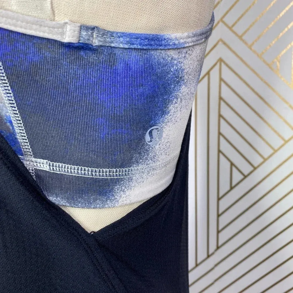 Lululemon No Limits Tank Top Black Tie‎ Dye - Image 10