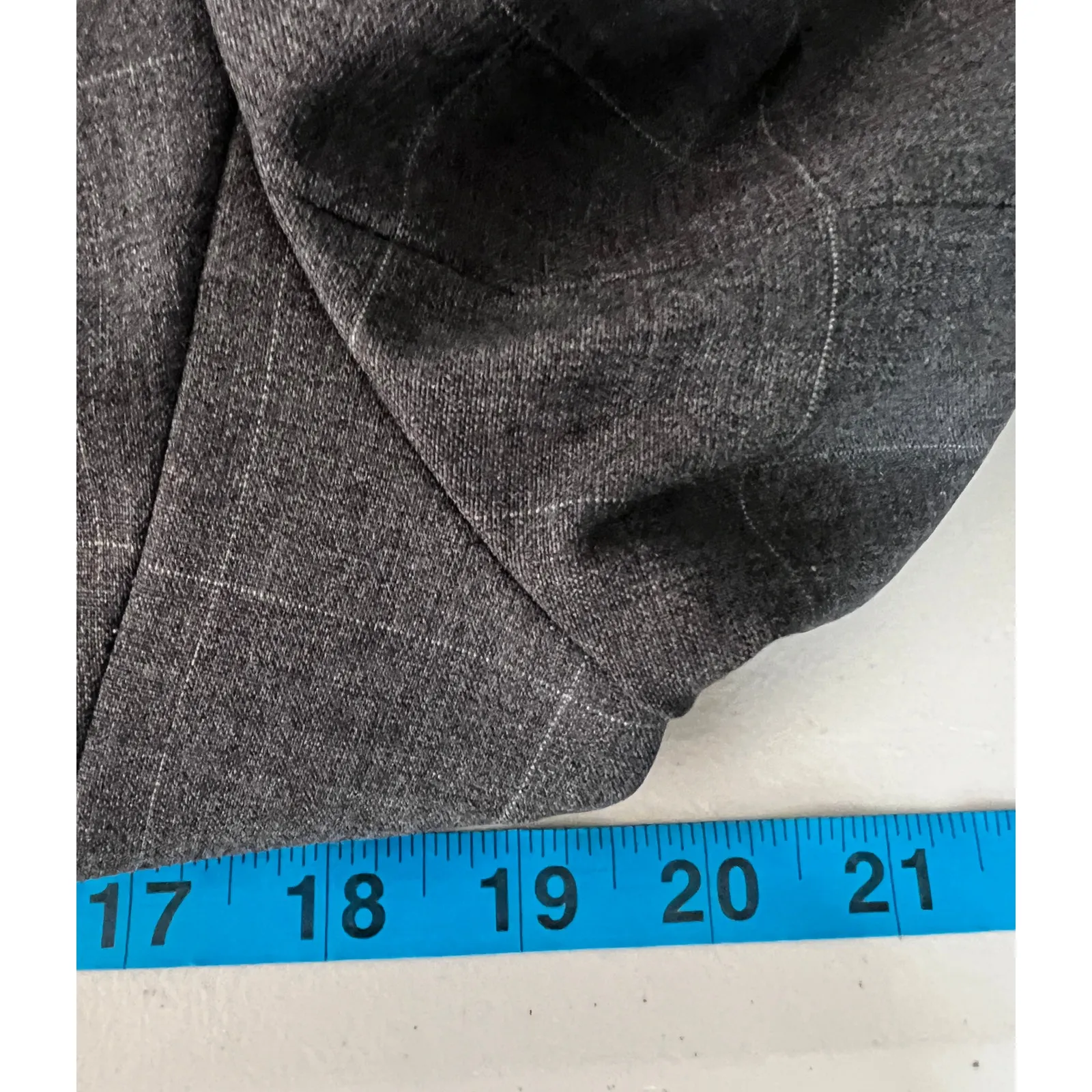 Lafayette 148 Women's One Button Blazer Jacket Long Sleeve Dark‎ Gray Size 4 - Image 9