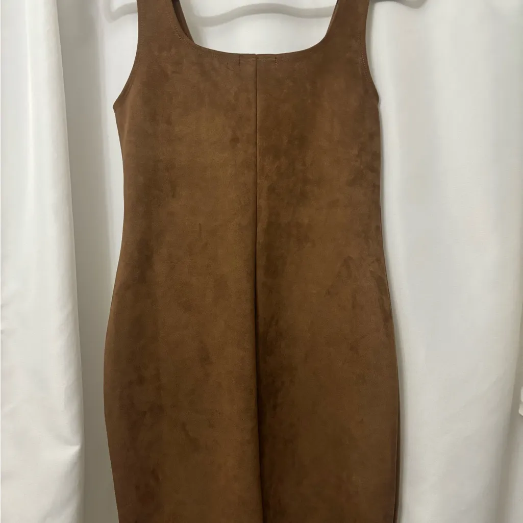 Popular Basics  Brown Mini Dress - Image 6