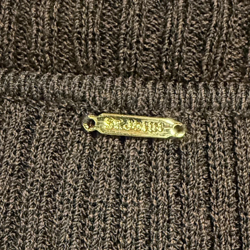 Chic Dark Brown Turtleneck Sweater Size L - Image 4