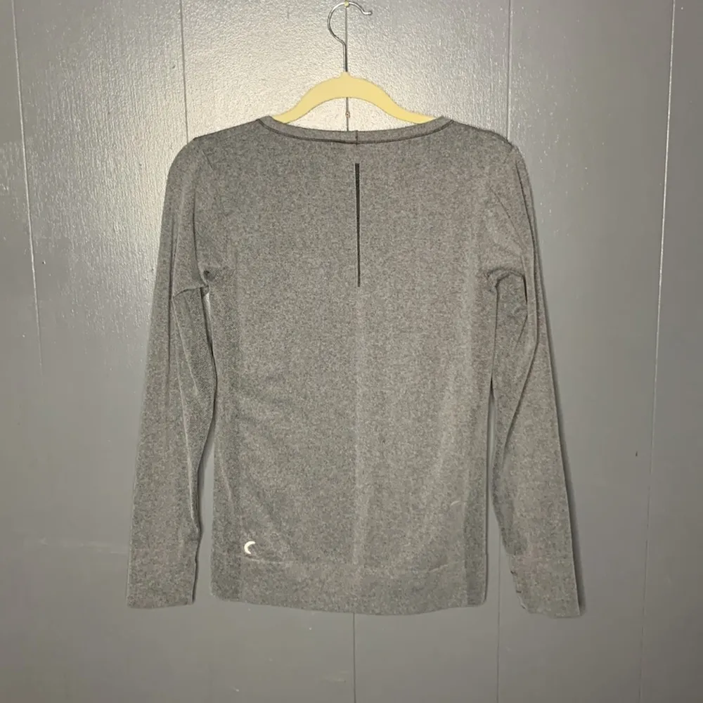 ZYIA ACTIVE PERFORMANCE LONG SLEEVE GRAY THUMB HOLES Size XL SHIRT PULLOVER - Image 7