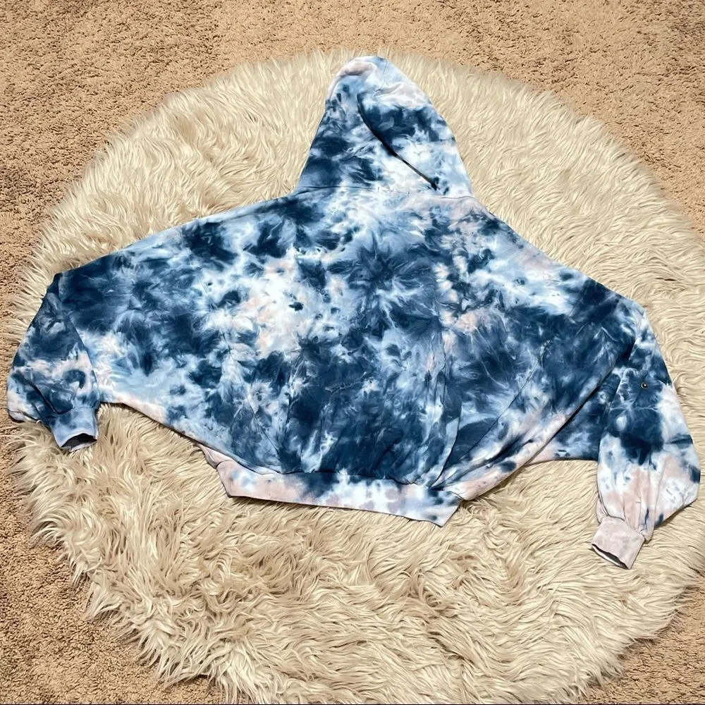 Young fabulous and broke tie dye snap hoodie m/l - Image 6