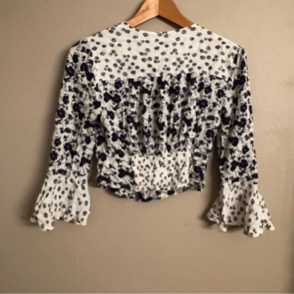 FREE PEOPLE Floral Blouse - Image 6