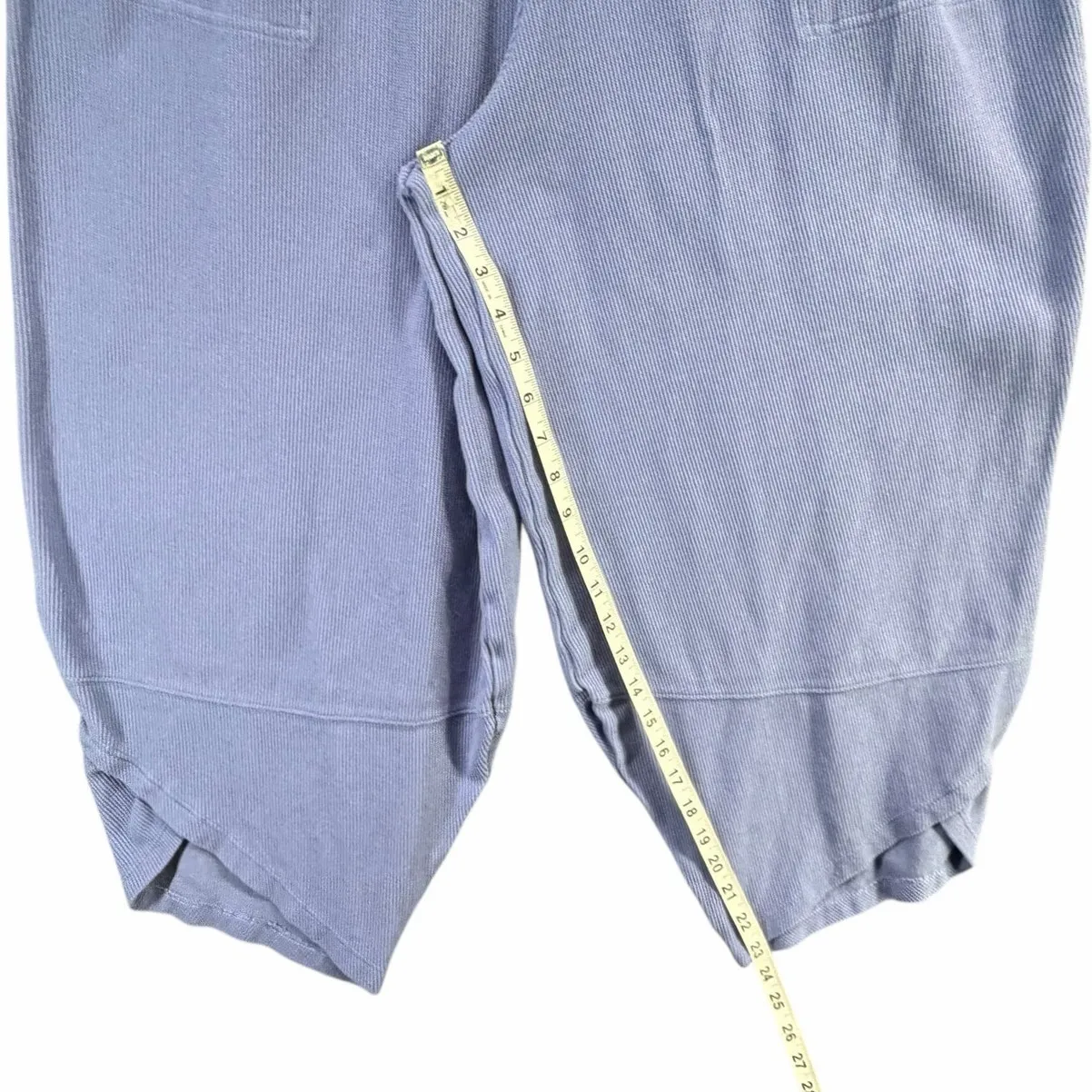 Free People Leo Pants Womens S Purple Pull On Wrap Around Hem Slouchy Beachy - Image 7