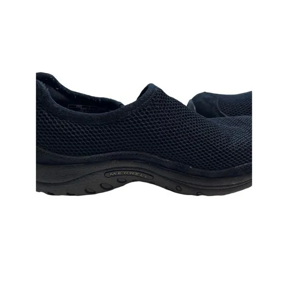 Merrell Preformace Footwear Slip On Black Mesh Orthopedic Shoes - Image 6