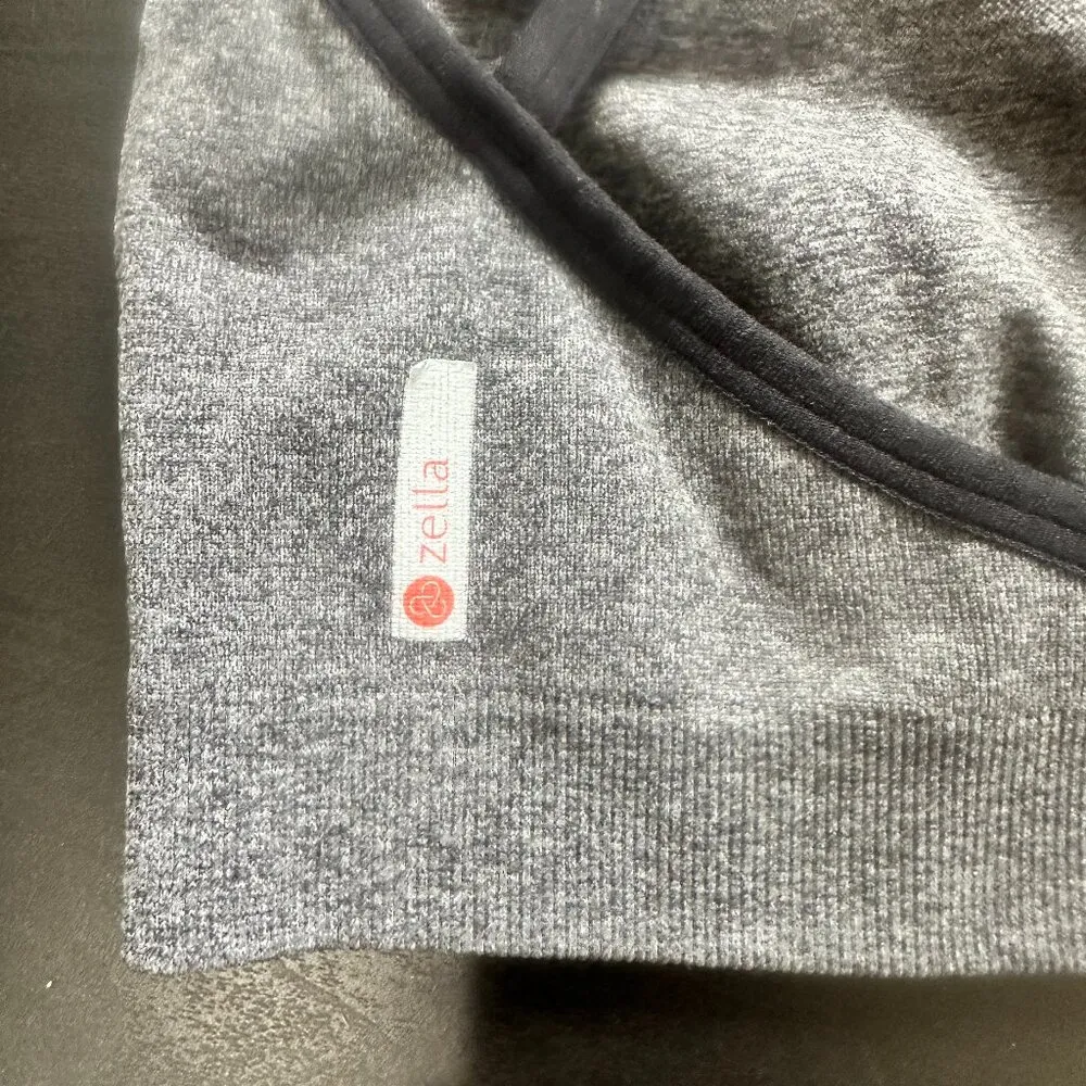 Nordstrom Zella Mesh Detail Halter Neck Sports Bra Bralette Bra Top Size Large - Image 5