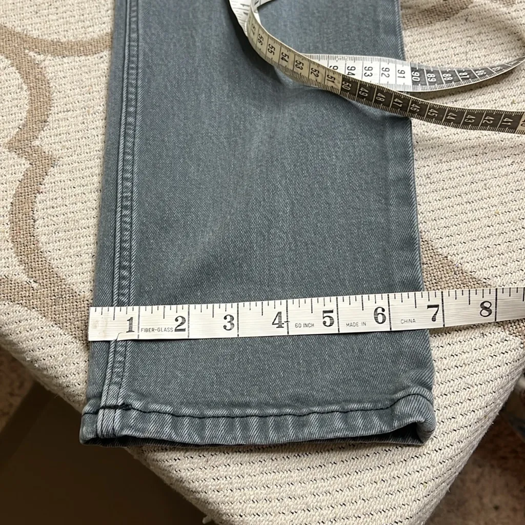 Everlane The Way High Slim organic cotton gray denim jeans, size 28 short - Image 6